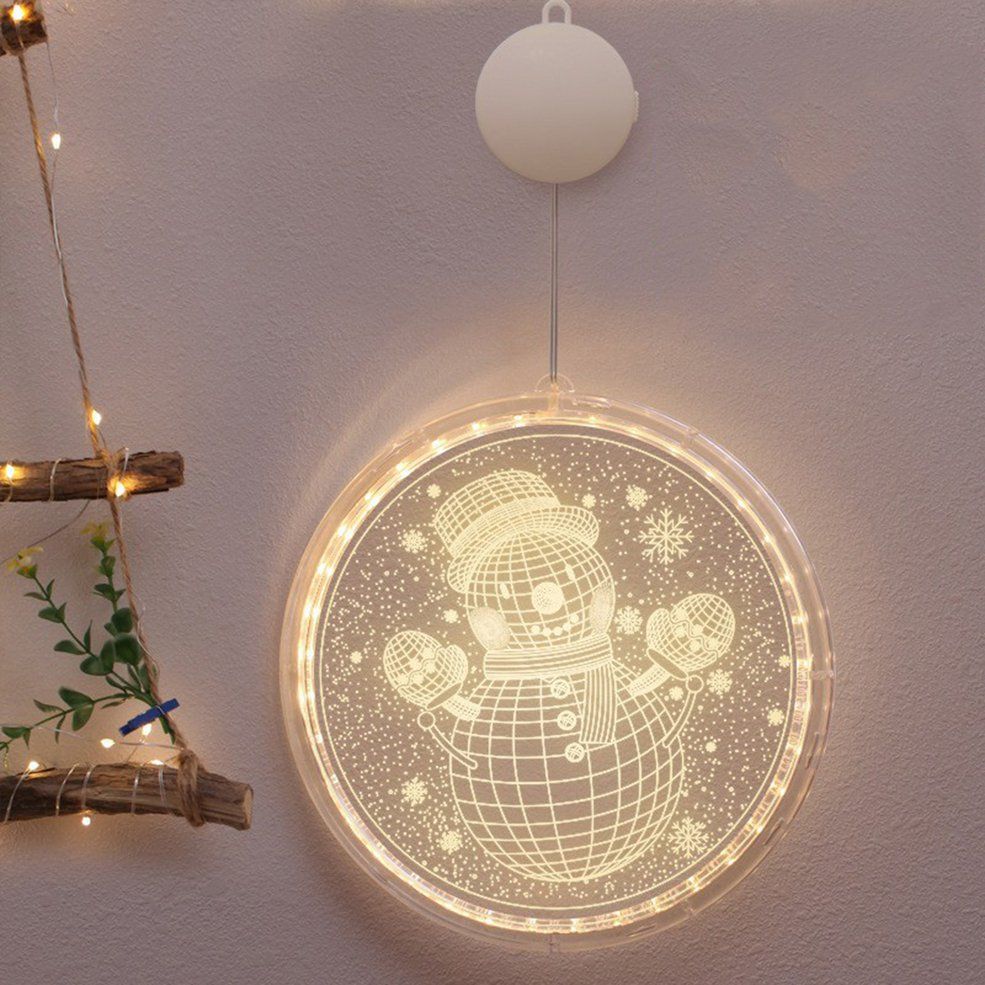 Lamp String ChristLantern 3D Hanging Lamp Room Decoration Lamp String