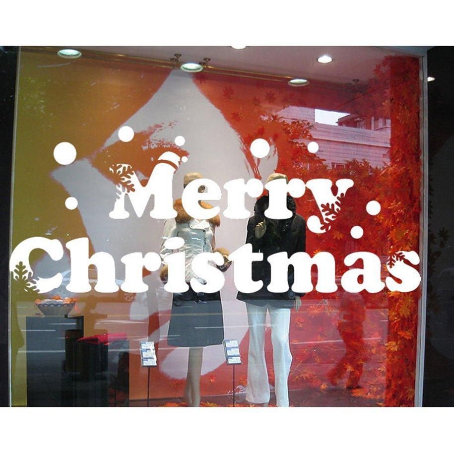 M-33 Christmas Removeable Wall Sticker Hallway Decor Art for Living Room