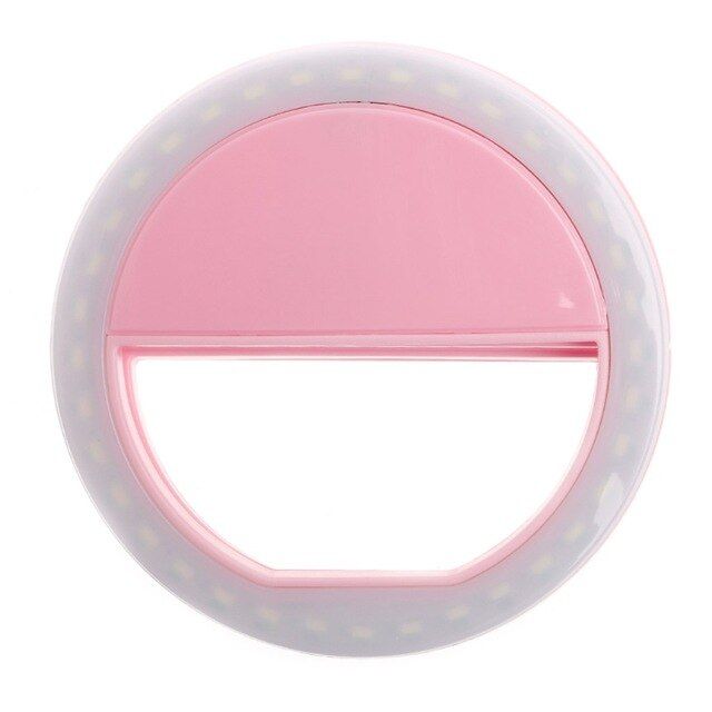 Universal Phone Selfie Ring LED Auto Flash Portable Mini Camera Photography Light Ring Photo Lamp For Iphone Samsung Tablet