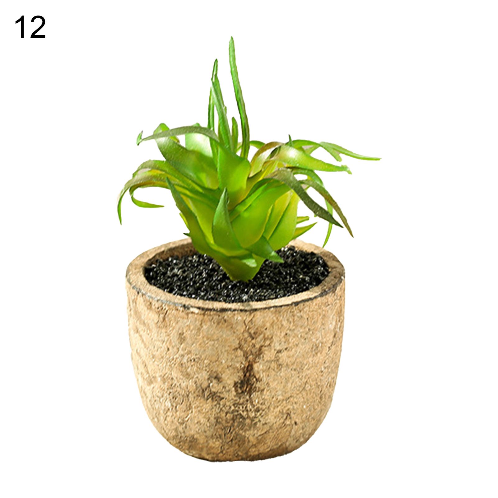 Potted Touch Green Decorative Succulent Artificial
