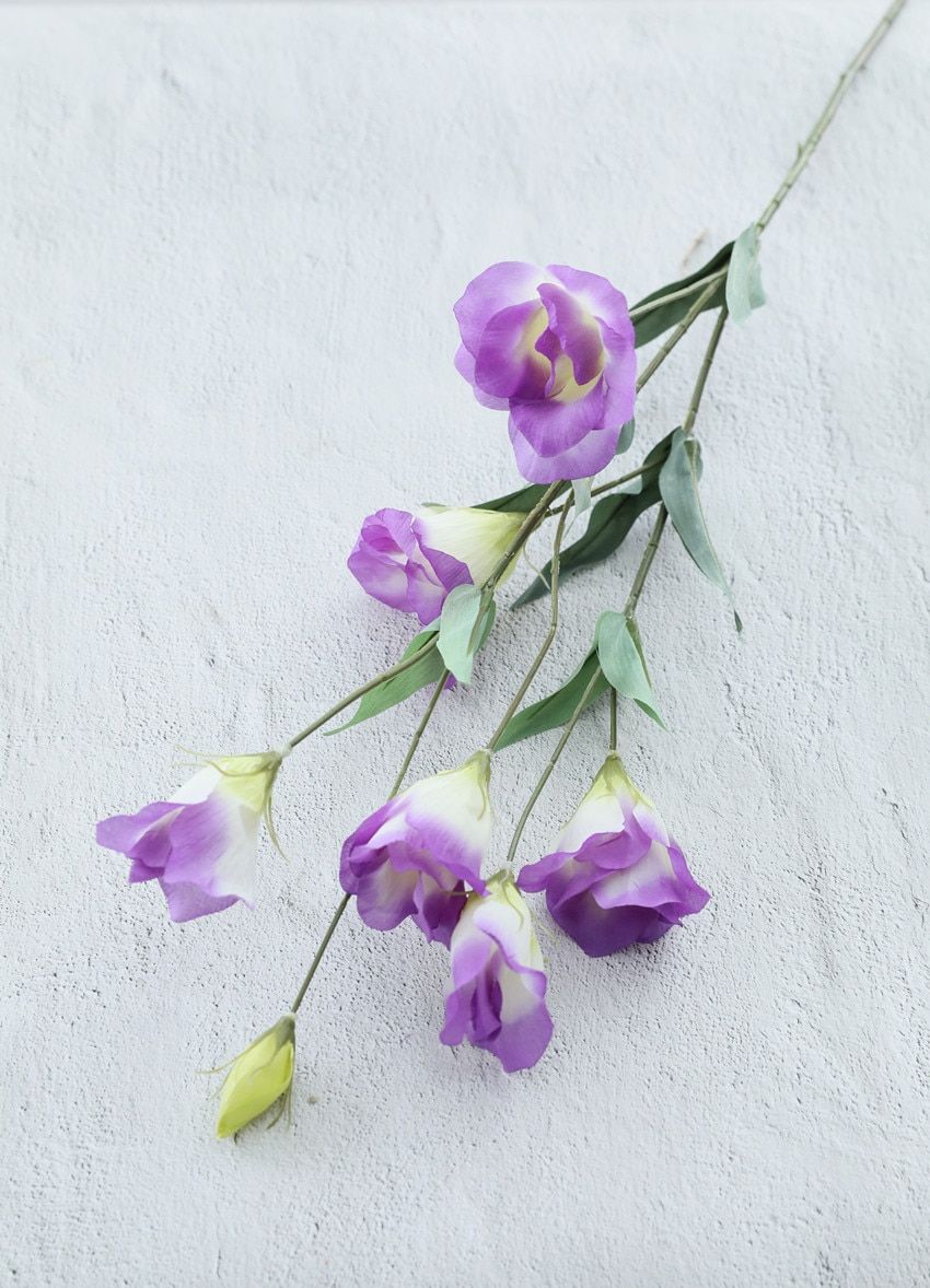 79cm Artificial flower 7 heads Eustoma soft home Christmas wedding party decoration fake silk flower DIY wedding bouquet 1pcs
