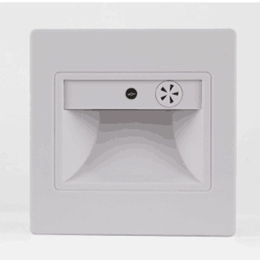 Led Stair Light Sound Sensor+Light Sensor Auto On Off Wall Light LED Step Light Ladder Recessed Wall Lamp Acousto-optic Control