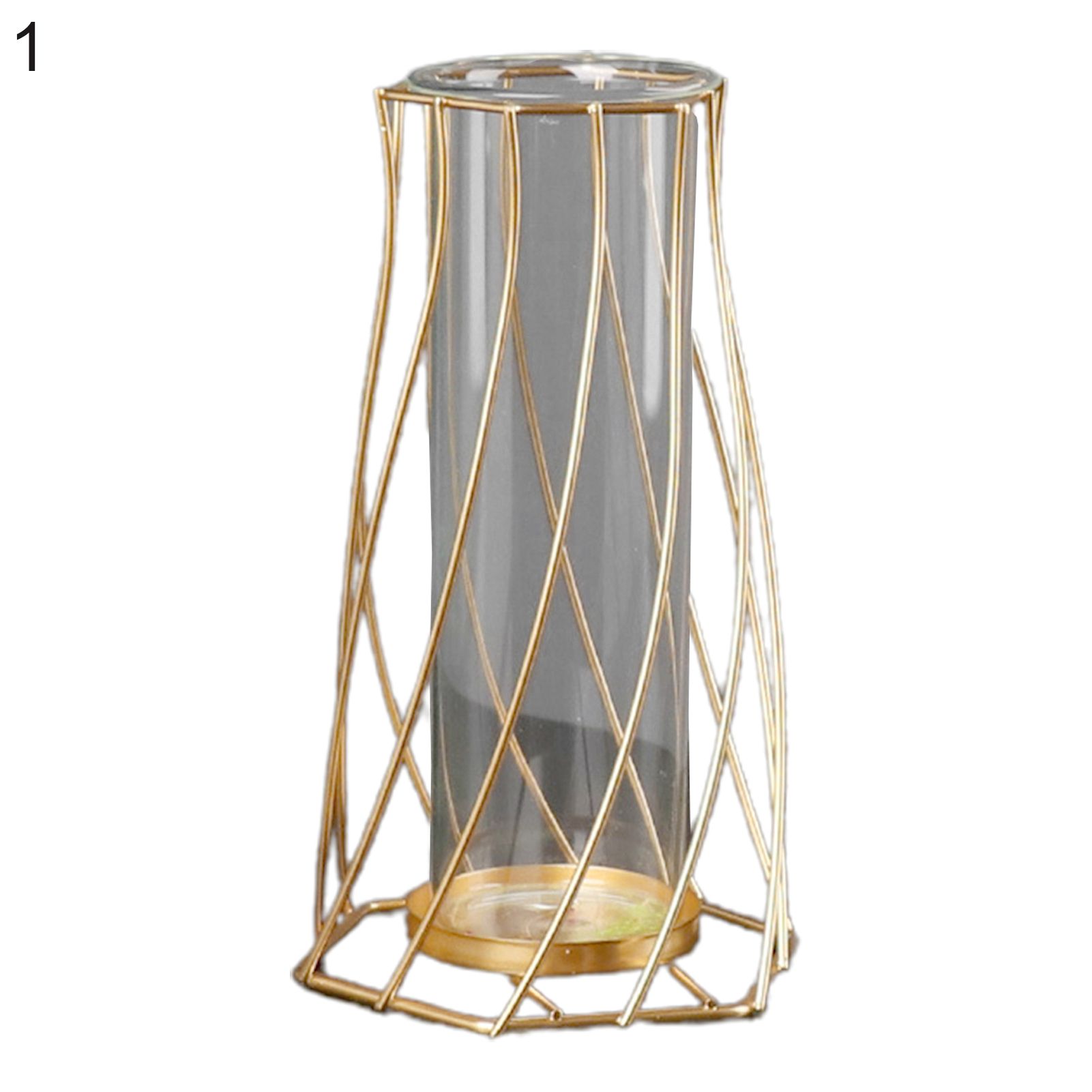 Flower Pot Decor Eye-catching Iron Wire Vase Ornament