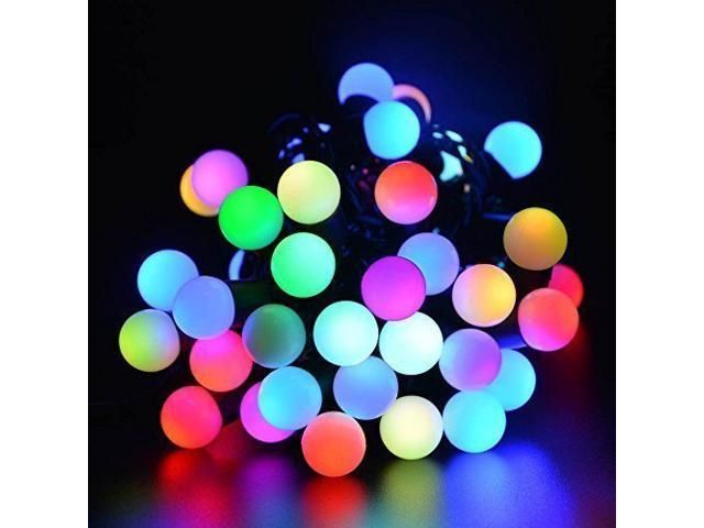 Candy Ball 15ft String Led Fairy Light-Rainbow