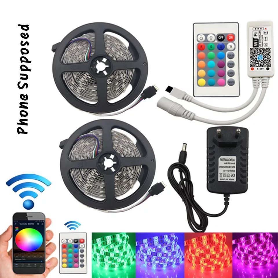 LED Strip Light Light - Multi Colors With Remote Control