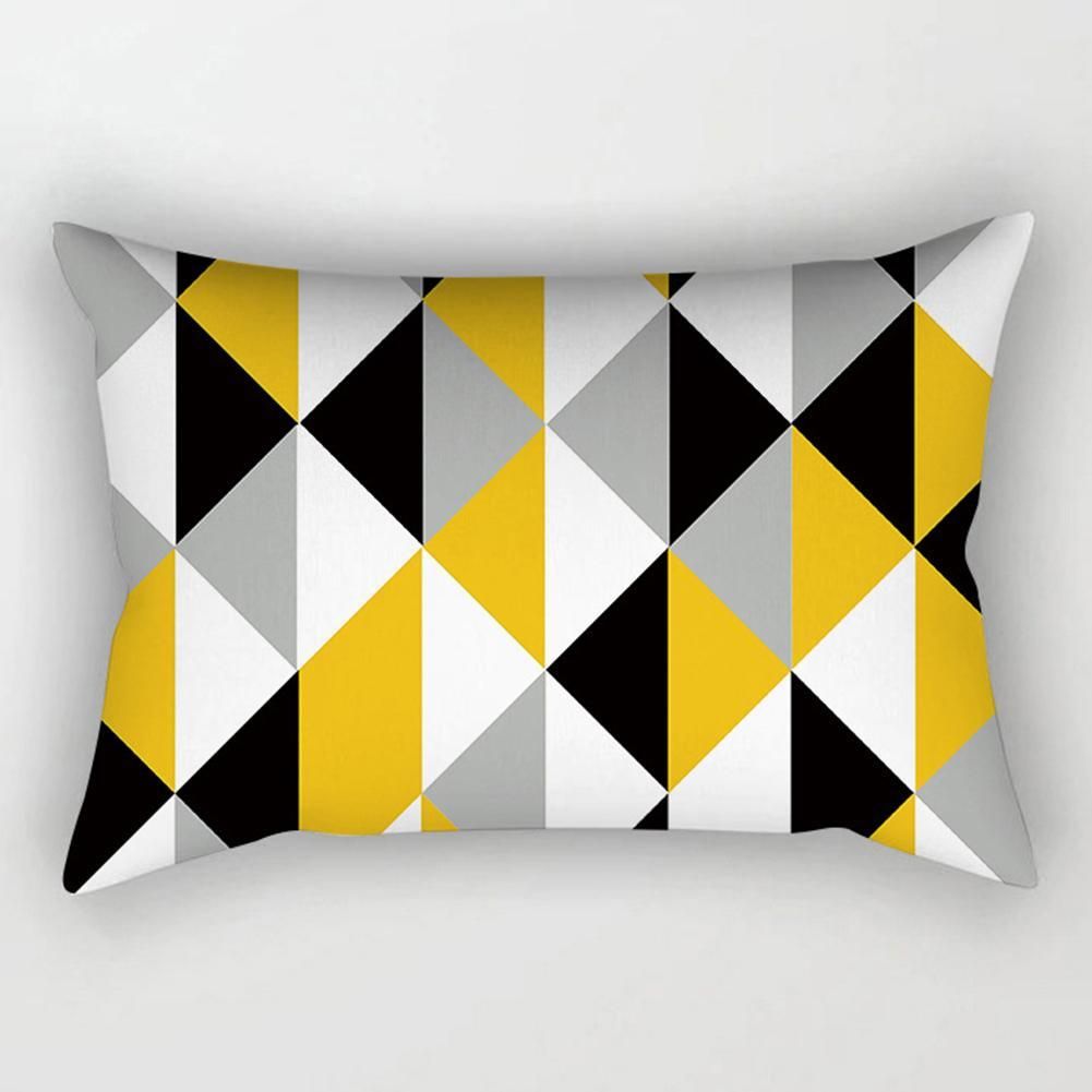 Geometric Pattern Printing Pillow Cover Home Decor