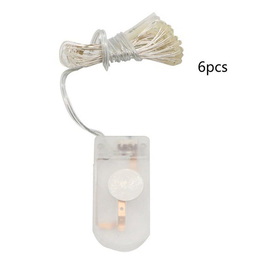 LED Copper Wire String Light Button Cell Powered Fairy Light For Wedding Party
