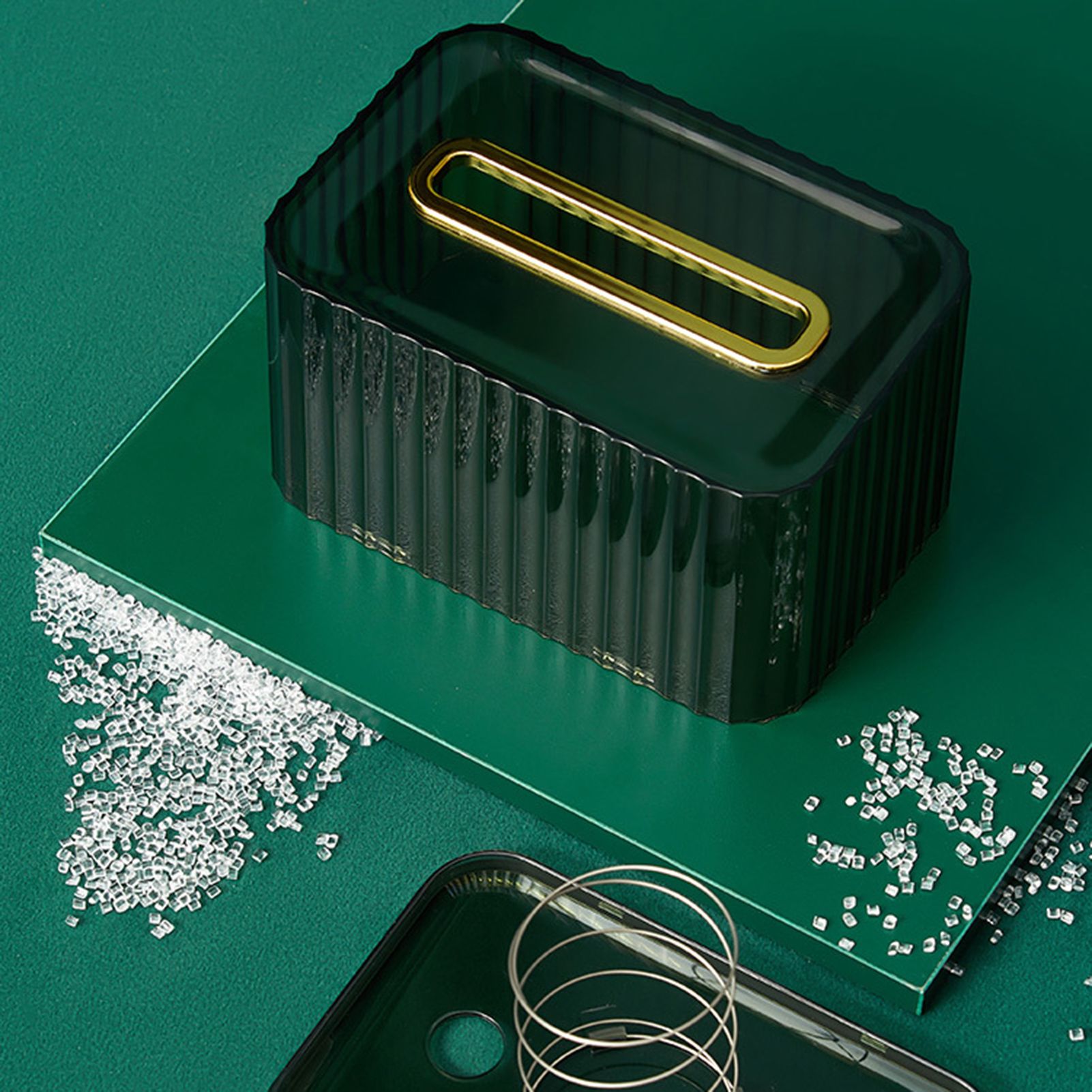 Napkin Case Rectangle Smooth Surface Tissue Box
