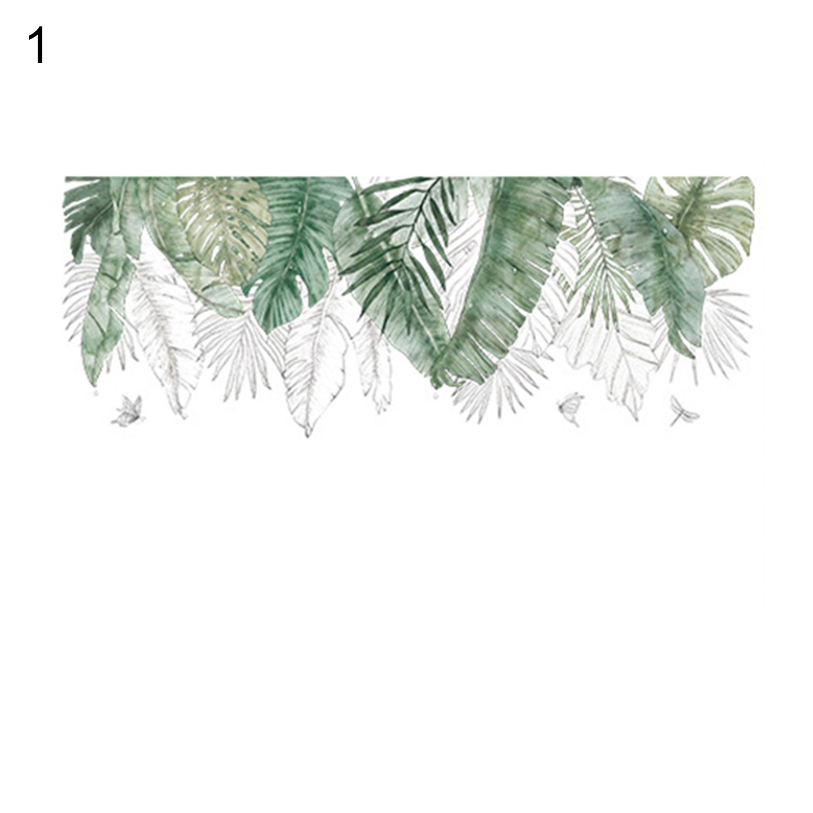 Wall Sticker S-adhesive Eco-friendly Tropical Wall Mural