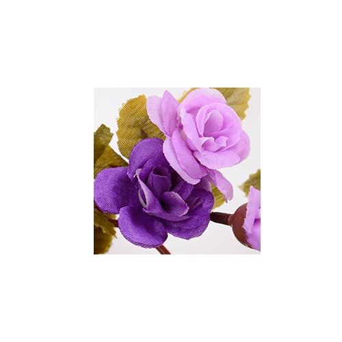 2. Silk Pink Rose Artificial Flower Wall Romantic Wedding Arch Garland Autumn Fake Ivy Leaves Home Decoration