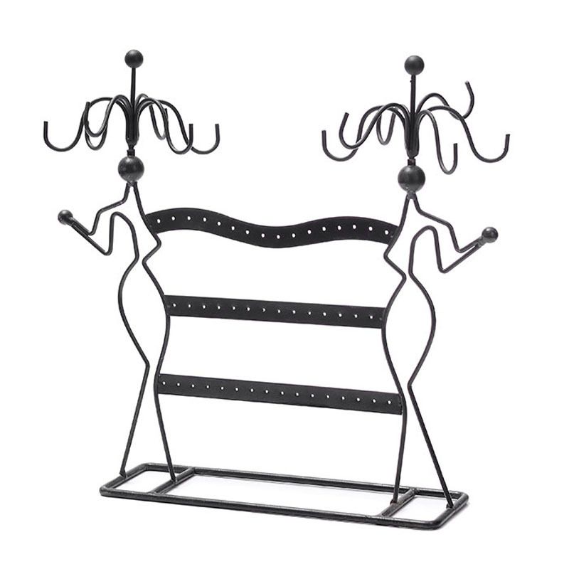 Model Humanoid Rotating Jewelry Rack Watch Earring Pendant Display Rack Earring Storage Rack