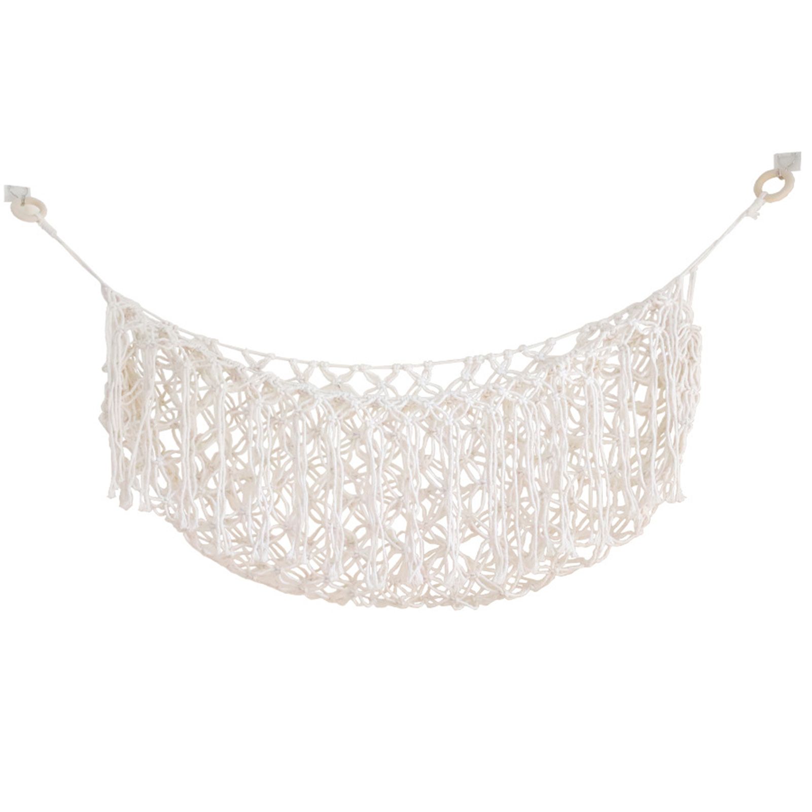 Skymountain Woven Fruit Bag Quick Drying Boho Vegetable Basket Hanging Holder
