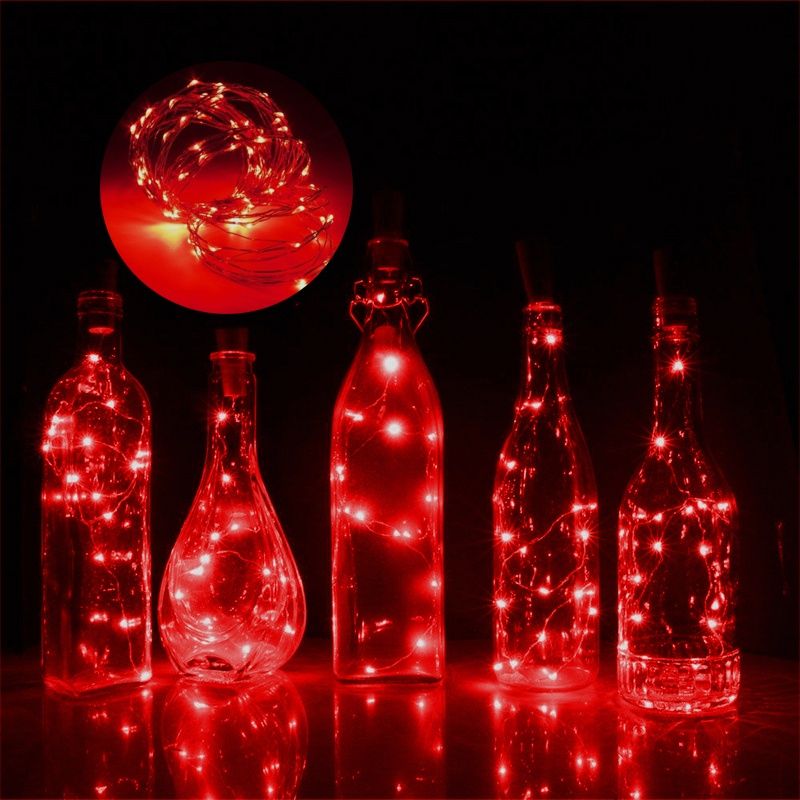 Fairy Decorative Lights Red, Red String Fairy Lights Christmas Xmas Garland Decoration Wedding Festival Party 30 Feets LED Lights