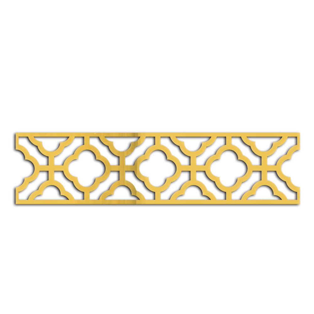 3D Acrylic Mirror Self Adhesive Waist Skirting Line Wall Sticker DIY Home Decor
