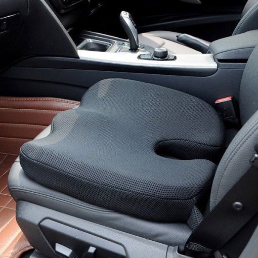 Multipurpose Memory Foam Seat Cushion, Durable Memory Cushion Foam U Coccyx Travel Seat Car Office Chair Protect Healthy Sitting Breathable Pillows Black, Orthopedic Pillow Seat Memory Foam Chair Office Cushion Coccyx, Coccyx Pillow Relieve Orthopedic Des
