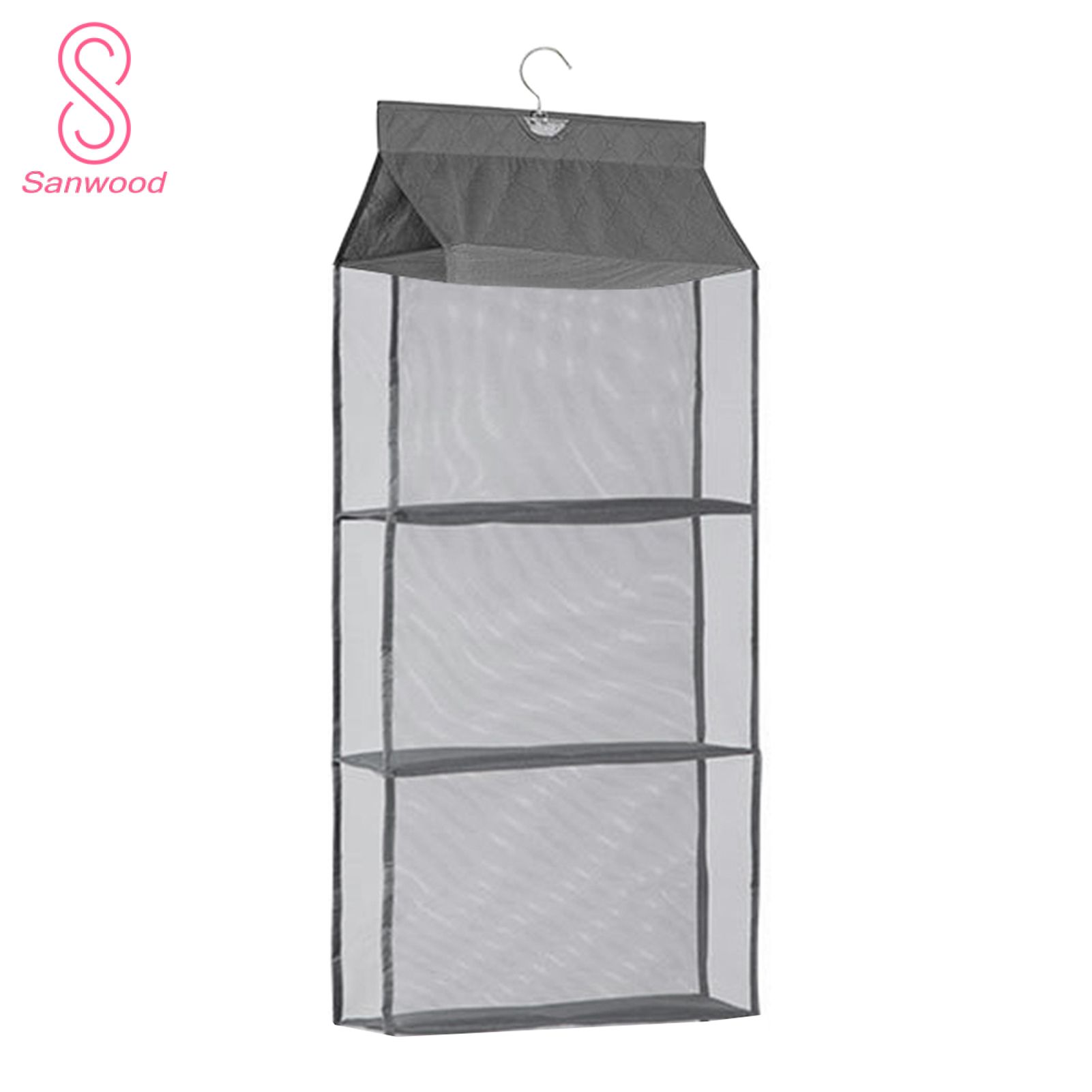 Purse Hanging Container with Hook Vertical Cube Purse Organizer Bag
