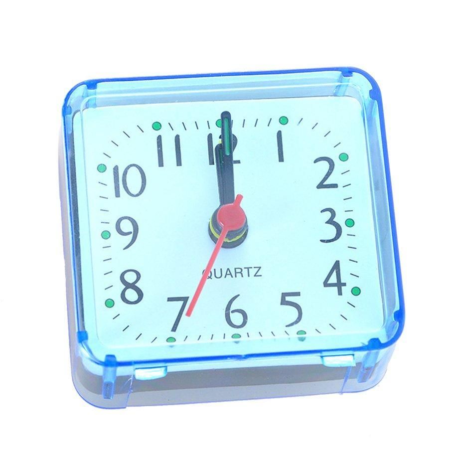 Square Crystal Alarm Clock Watch Alarm Clock Bedside Office Electronic Clock