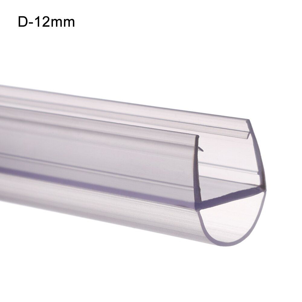 2pcs Sealing Strips of 50cm Transparent Bath Shower Screen Door Seal Strip 4 to12mm Seal Gap Window Weatherstrip Sealing Strips