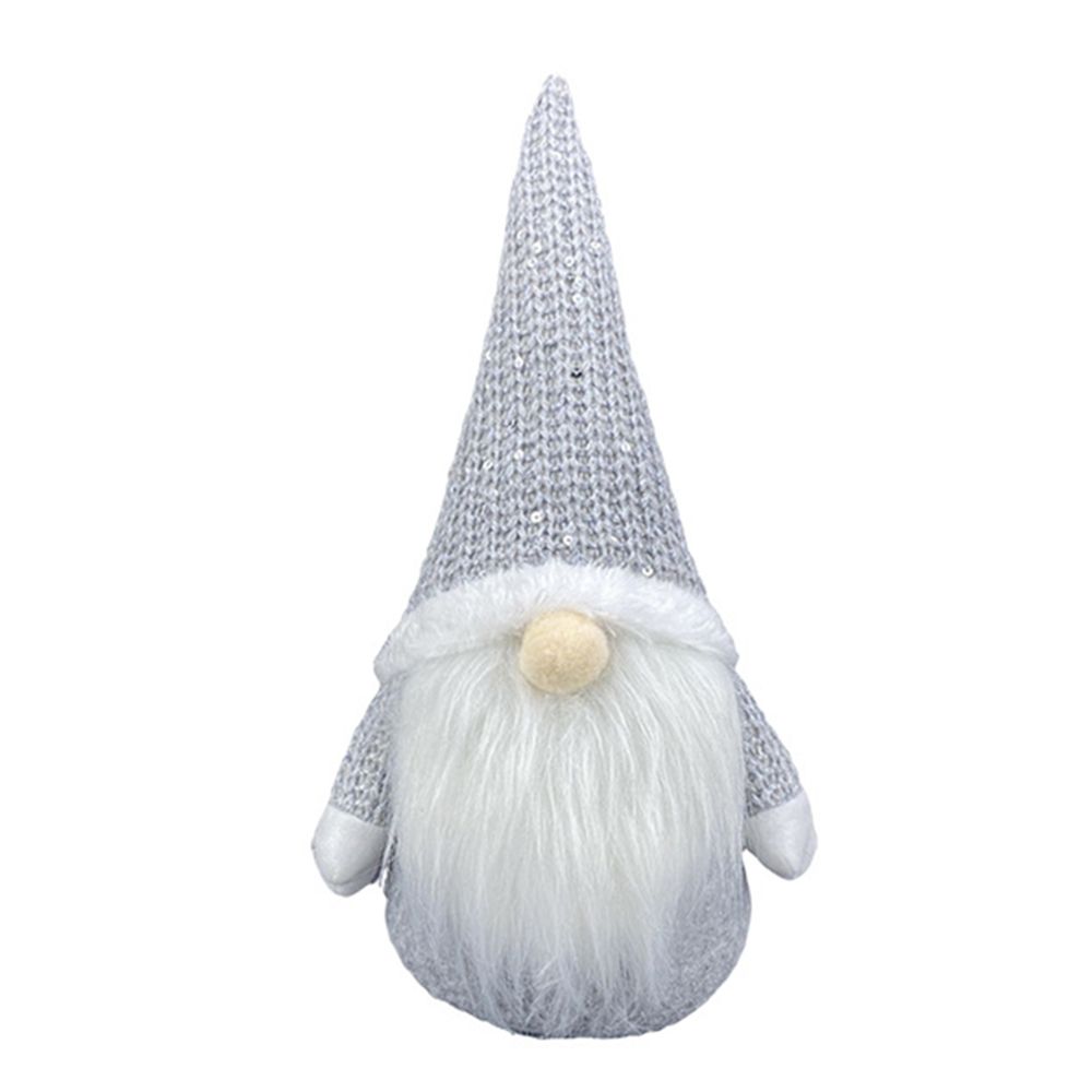 Christmas Doll Ornaments Santa Pink Grey White Legless Facless Doll Old Man Home Window Desk Decoration Nordic Style Christmas Decor