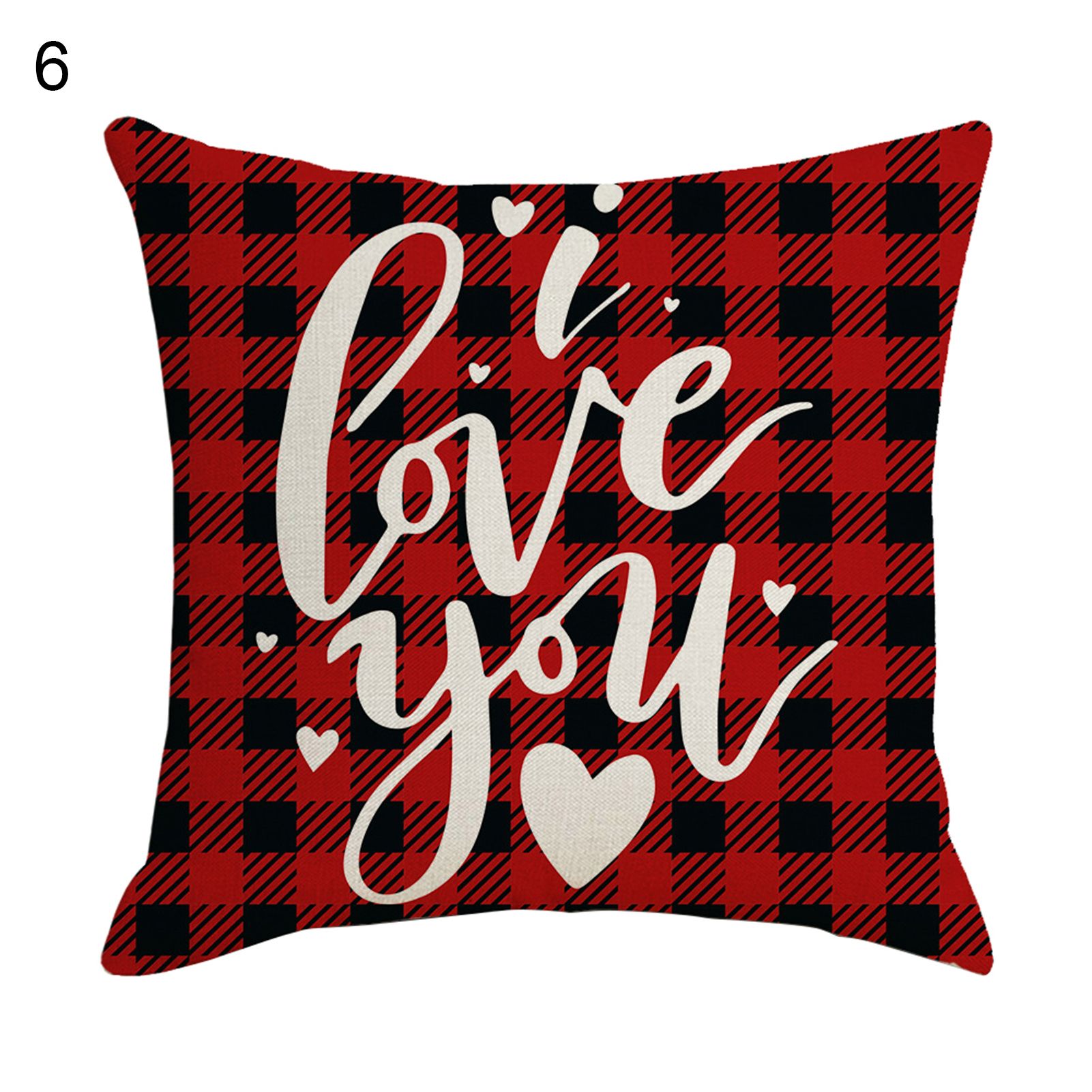 Square lowcase Durable Lovely Festive Touch Cushion Cover