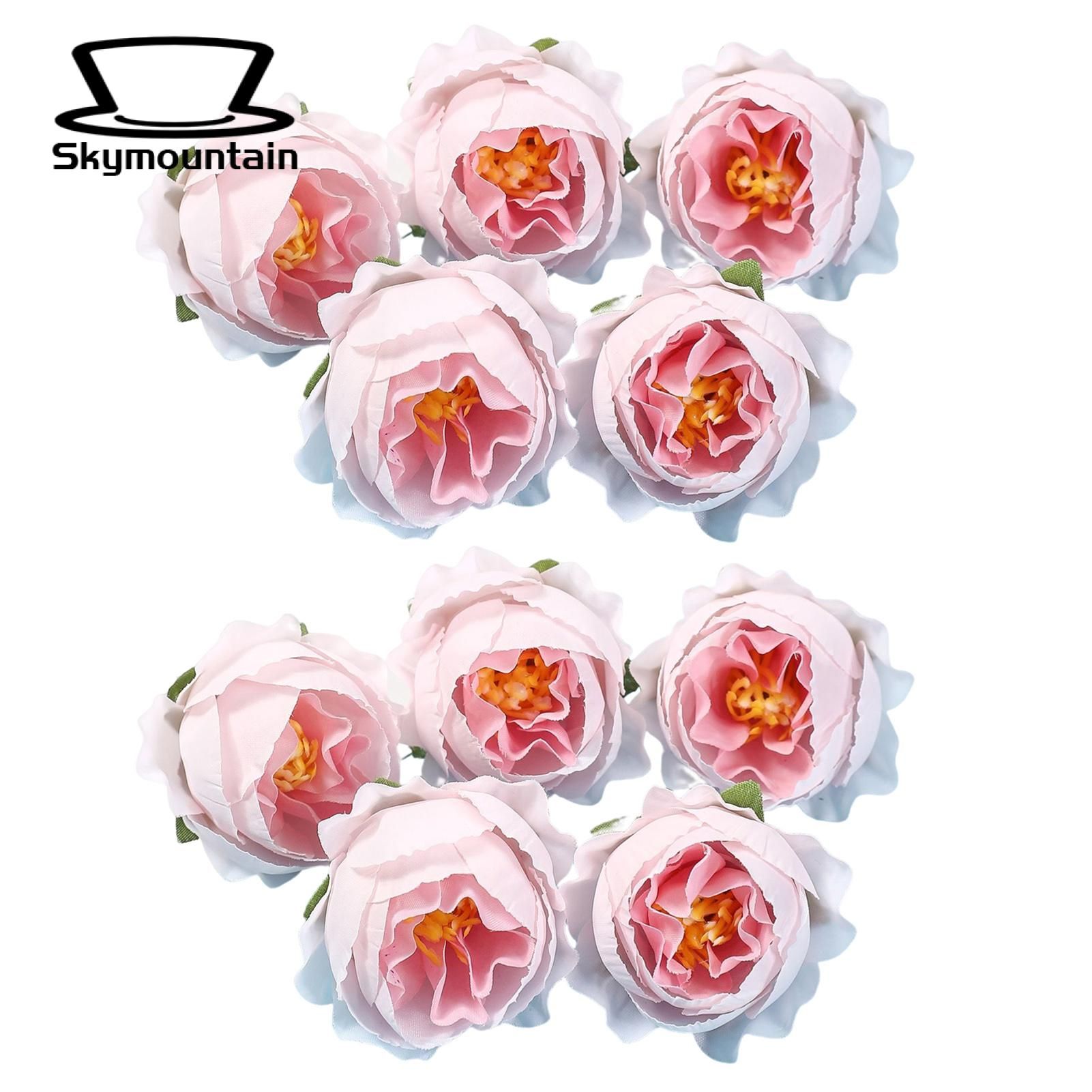 Faux Silk Flower Vivid Looking Photography Props Fake Flower Head