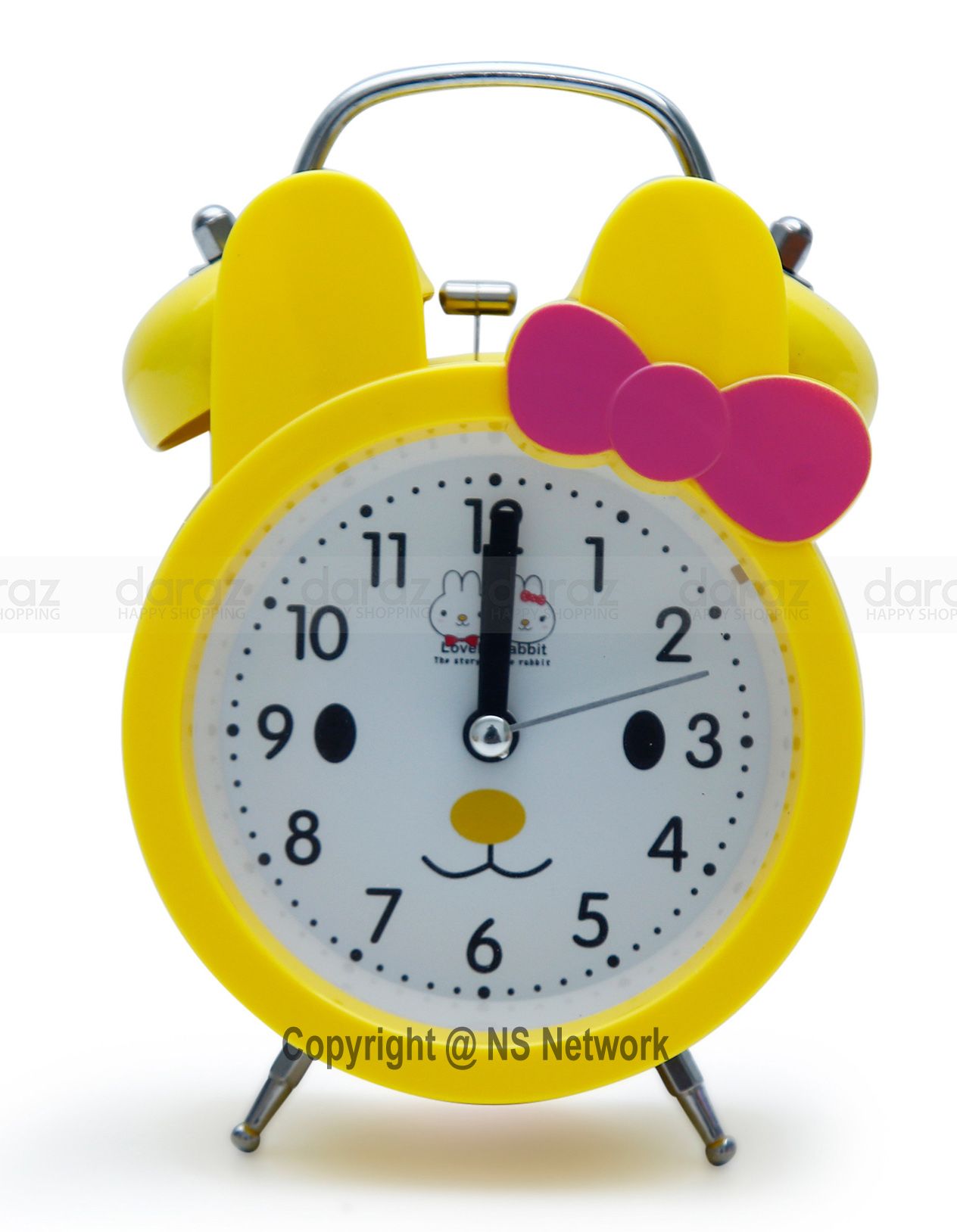 Kati Bell Double Battery Alarm Bed/Table Clock