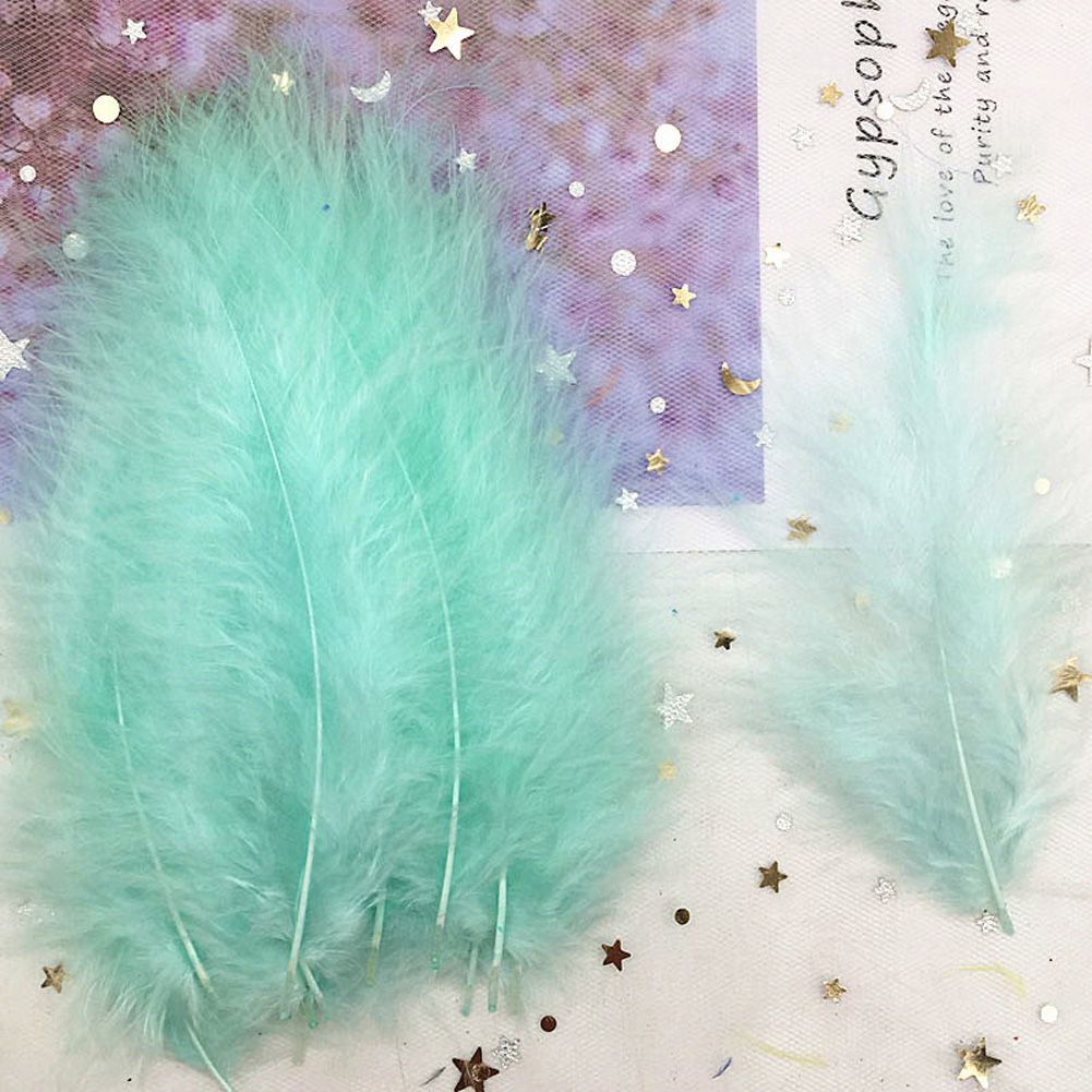 Yfashion 50Pcs 4-6 Inches10-15cm Multicolor Feather DIY Craft Wedding Dreamcatcher Decoration
