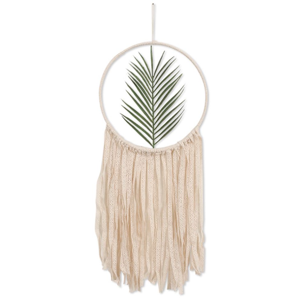 Harmony Macrame Cotton Mandala Tapestry Wall Hanging Hand-Woven Scattered Tail Leaf Living Room Bedroom Wedding Decoration