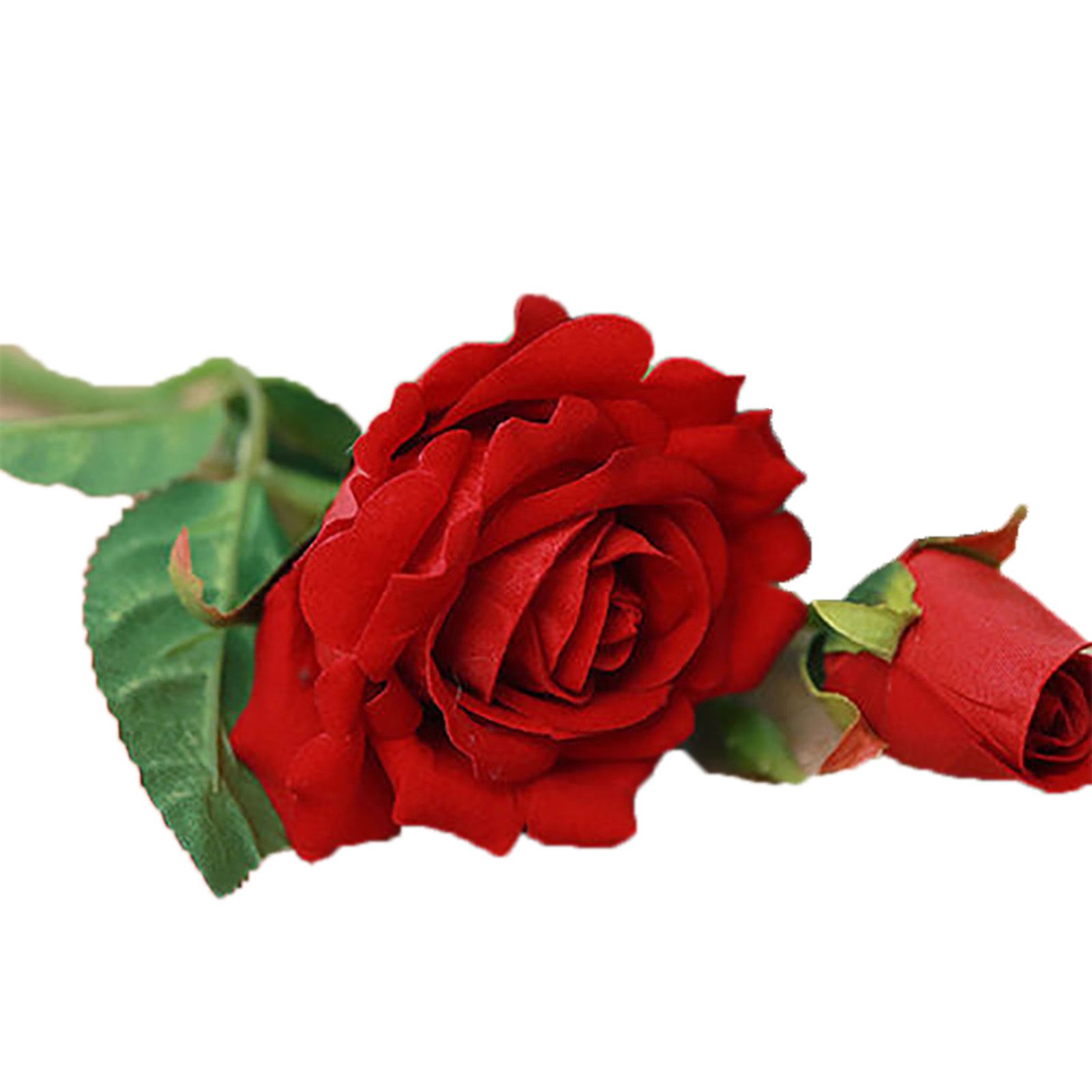 1Pc Artificial Rose Fabric Fake Flower for Wedding Home Party Office Decoration