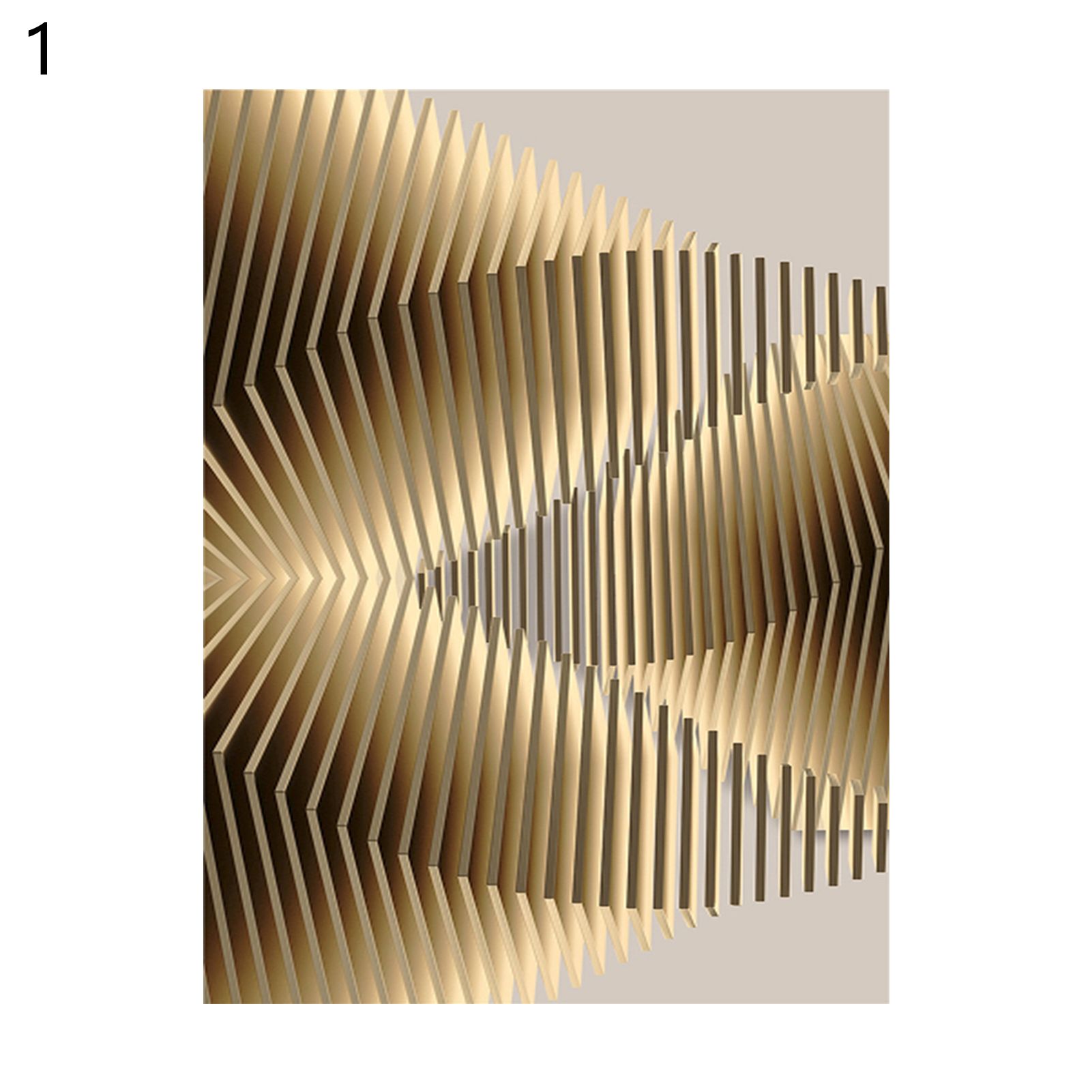 Wall Art Poster Frameless Luxury Golden Drawing Line Art Picture