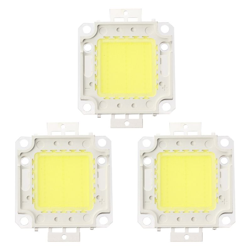 3X High Power 30W LED Chip Bulb Light Lamp DIY White 2200Lm 6500K