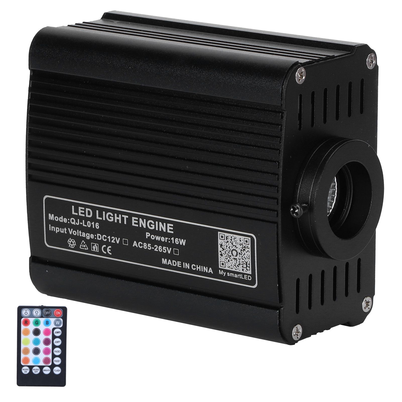Decorative Lighting Remote Control Adjustable Brightness Optical Fiber Light