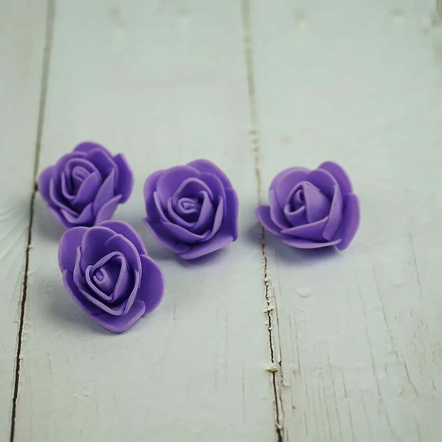 10/30/50/100pcs Foam Artificial Flowers for Home Wedding Deco Accessories Fake Foma Bears Scrapbook DIY Christmas Decorations