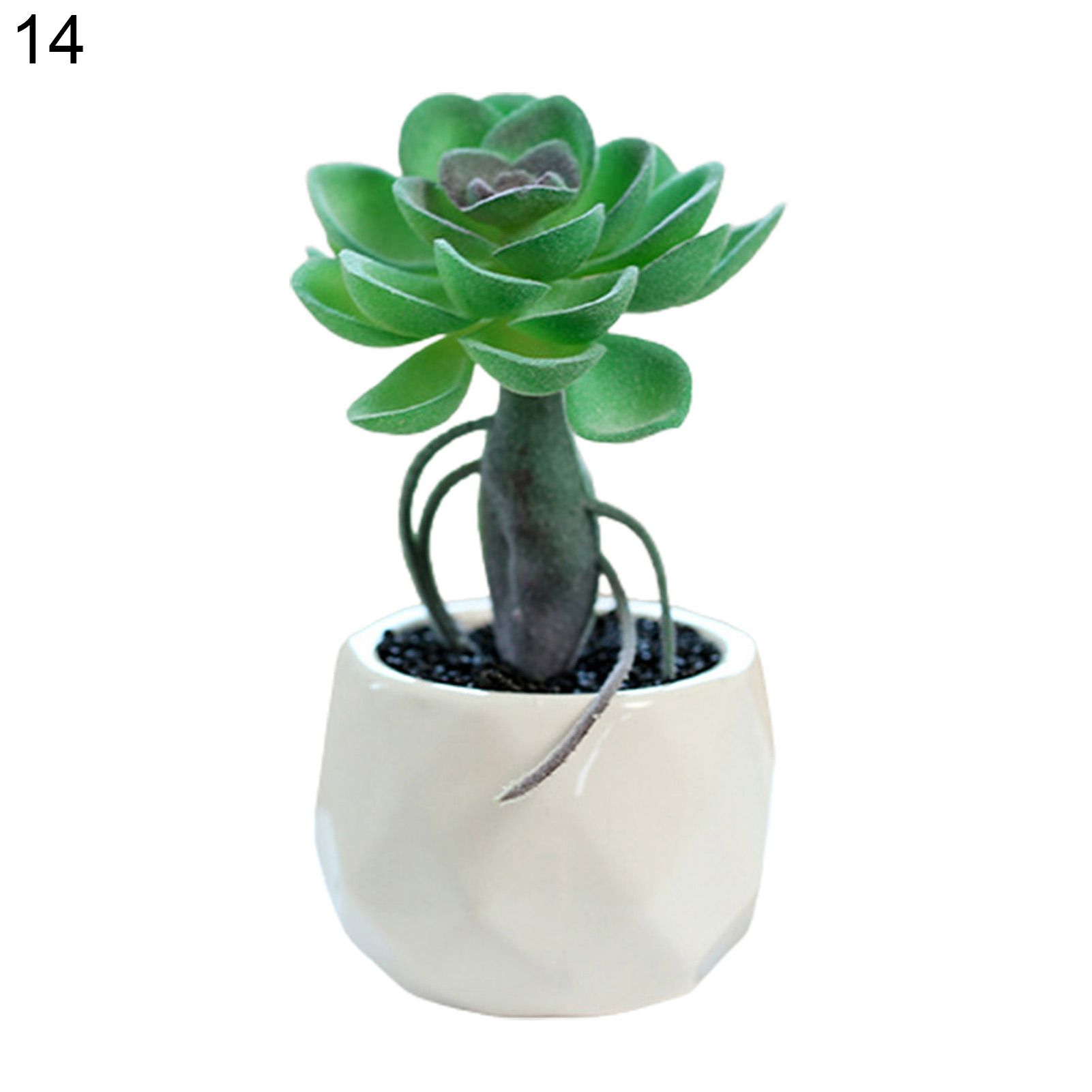 Fake Plant Simulated Desktop Mini Realistic Fake Succulent Decor