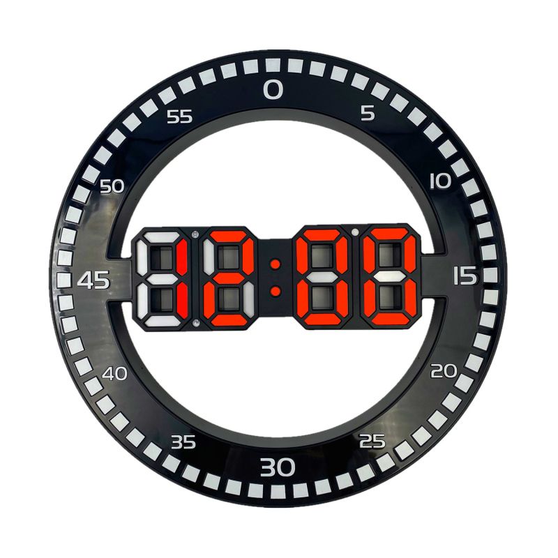 LED display electronic snooze alarm clock with 4-digit LED display Clock Date Temperature function Good effect and easy to use