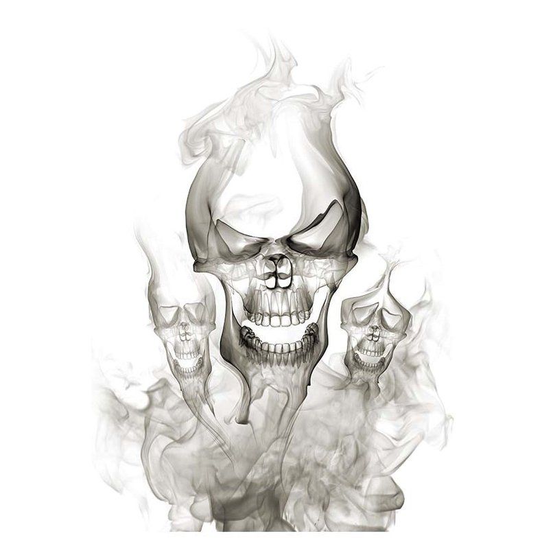 Artistic Wall Wall Tapestry Murals Ash Skull Household Goods Practical