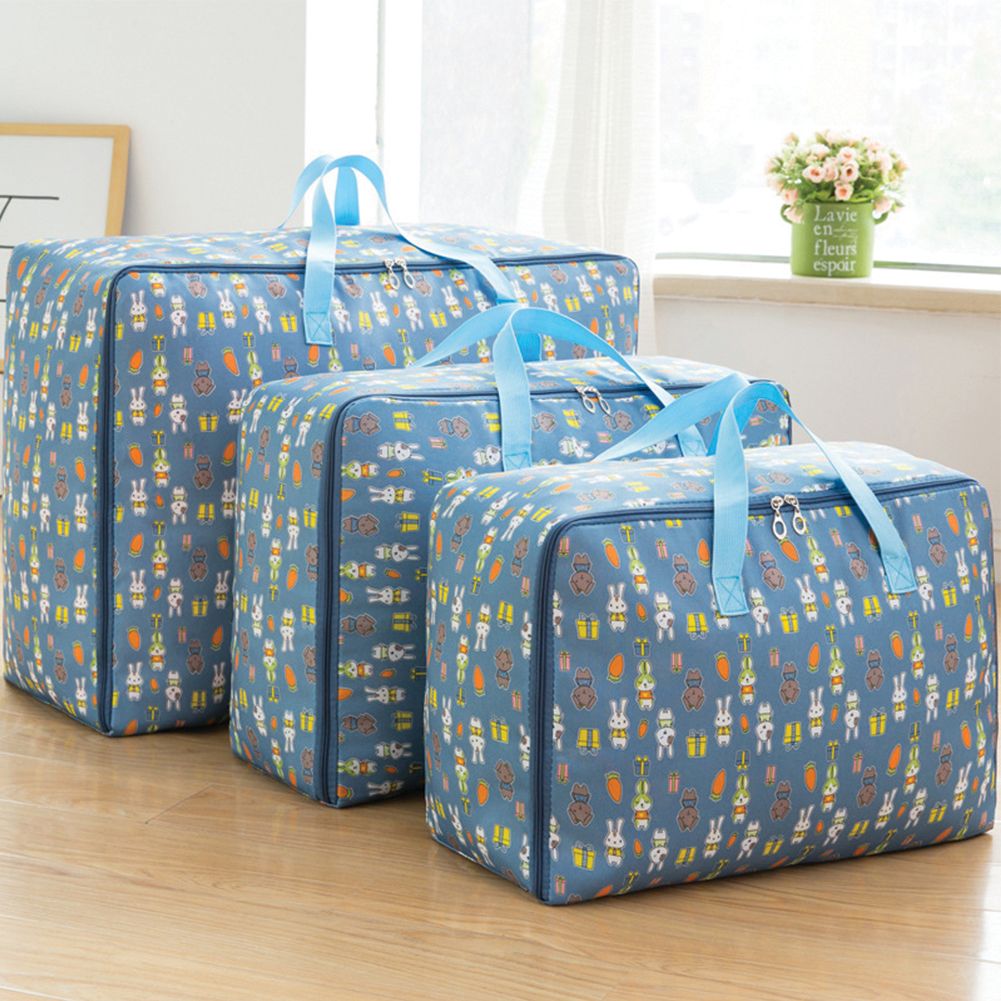 Yfashion 3Pcs/Set Large Capacity Oxford Storage Bag for Quilt Cloth ravel Luggage Container