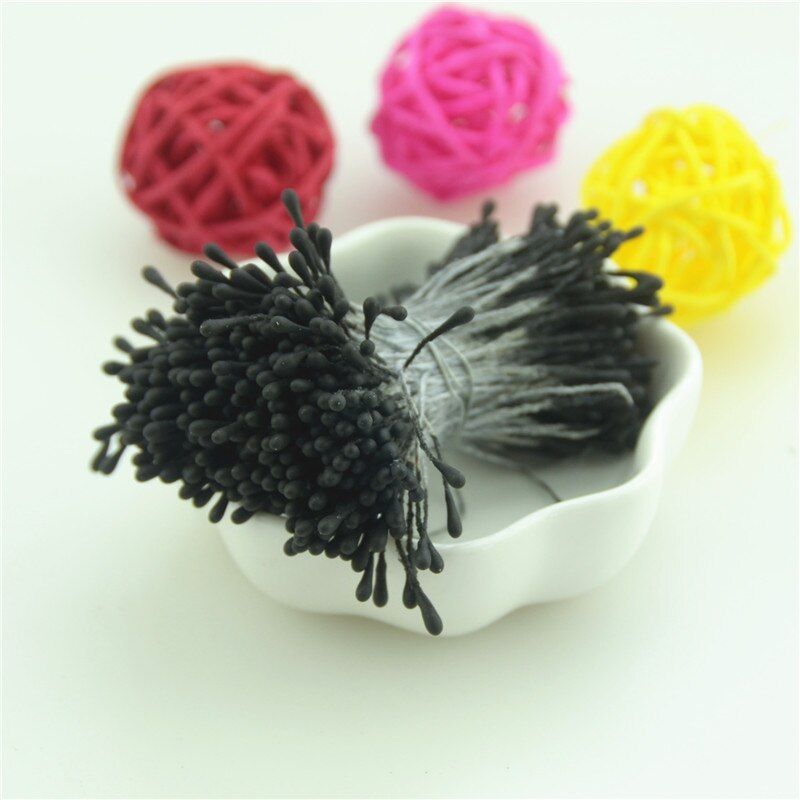800pcs 5mm Mini Stamen Matte Handmade Artificial Flowers For Wedding Party Home Decoration DIY Flower Garland Craft Accessories