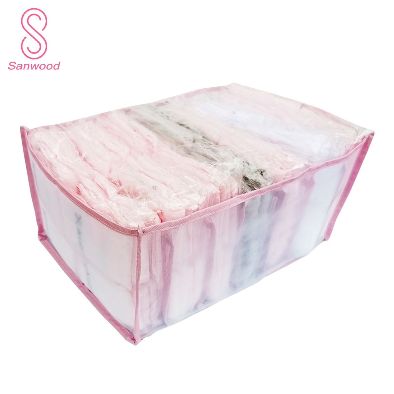 Garment Organizer Box Exquisite Waterproof Multi-layer Clothes Storage Box