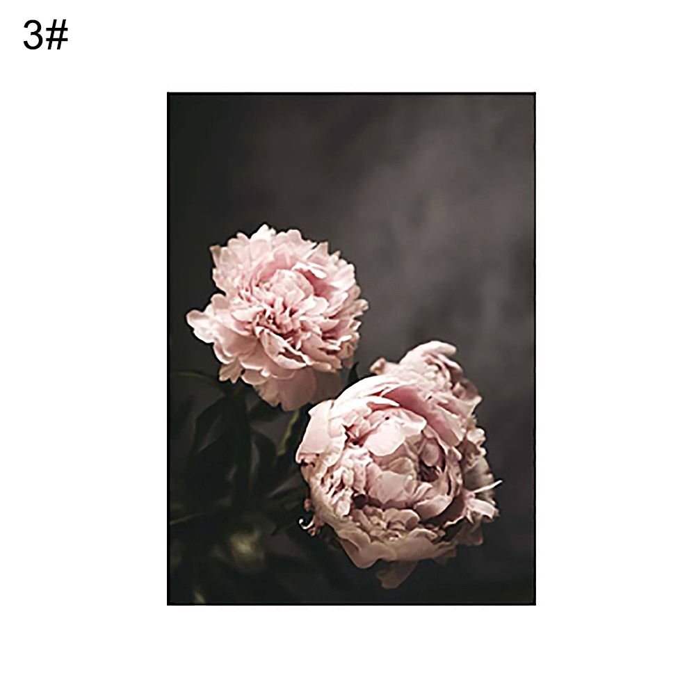 Modern Nordic Flower Canvas Painting Wall Art Living Room Bedroom Home Decor