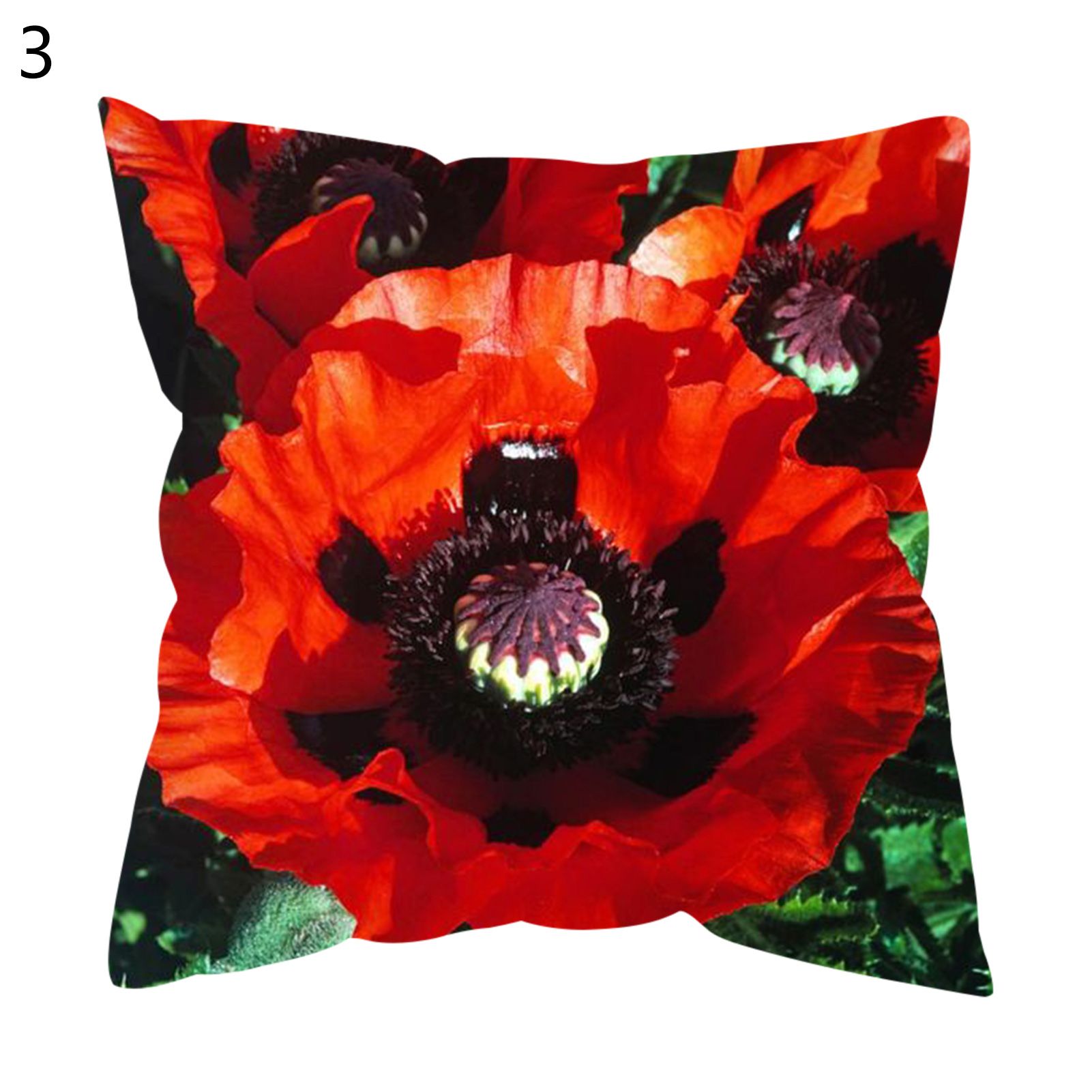 Cushion Case Breathable Farmhouse Decorative Floral Cushion lowcase