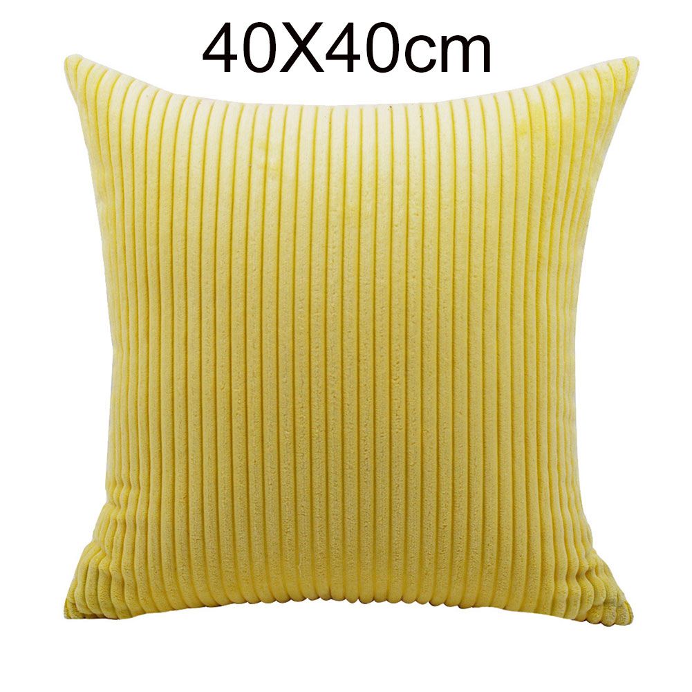 Solid Color Soft Throw Pillow Case Cushion Cover Home Sofa Car Cafe Decoration