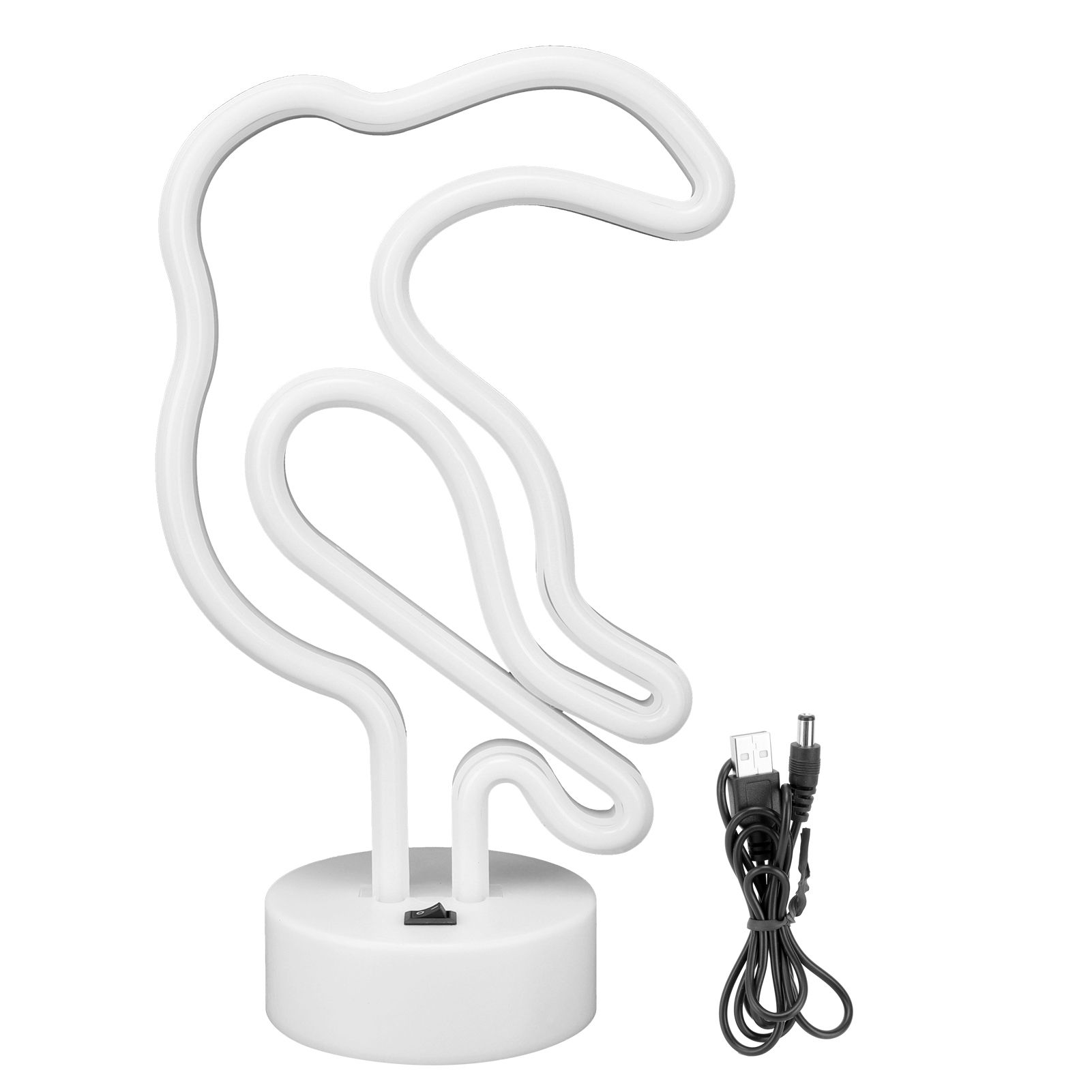 Bird Shape Neon Light Desktop Night For Wedding Party USB/ Powere H