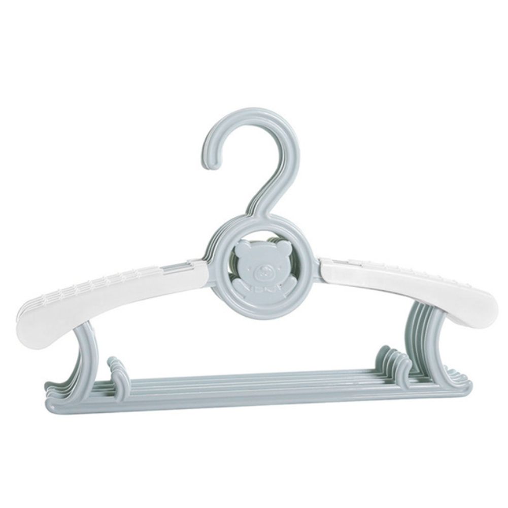 20Pcs Baby Clothes Hanger Flexible Racks Clothing Display Kids Hangers Unmarked Children Coats Hanger (Nordic Blue)