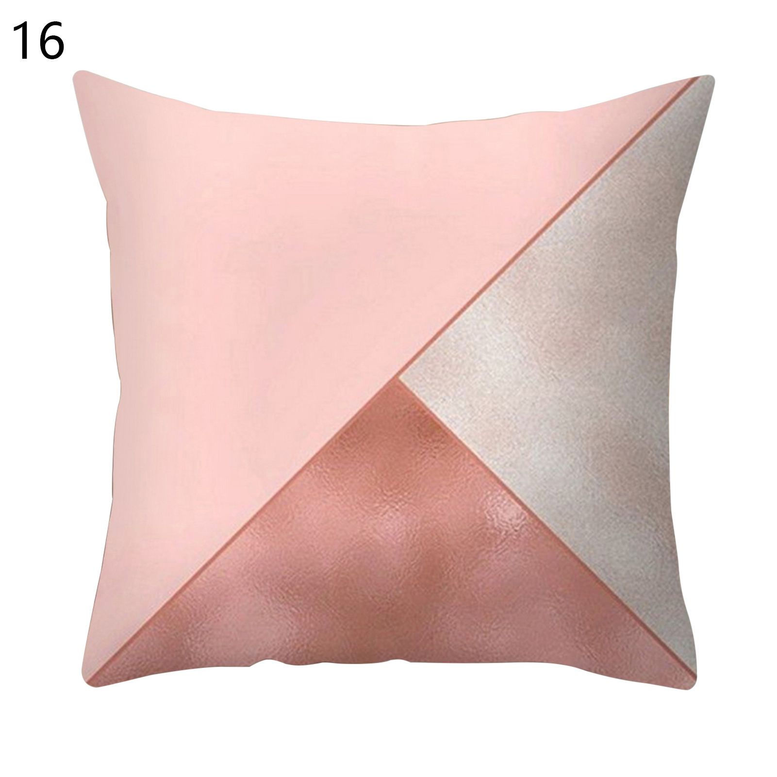 Throw lowcase Wkle Free Rose en Geometric Pted Sofa Cushion Cover