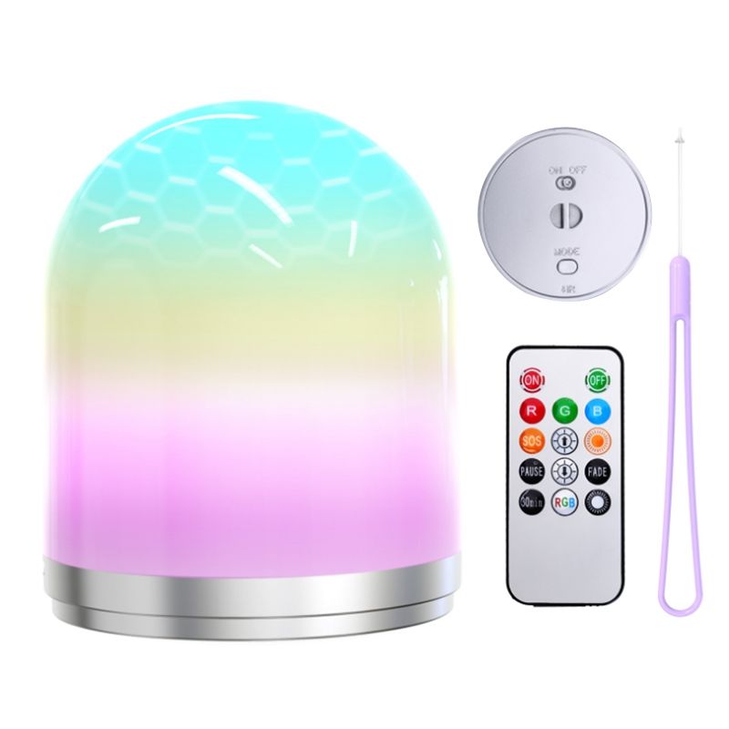 Remote Control Night Light RGB Colorful Atmosphere Night Light USB Multi-Function Night Light(null)