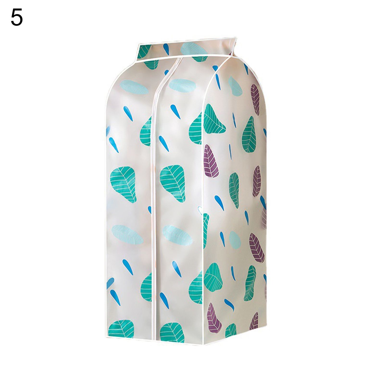Ventilated Clothes Hanging Dust Cover Reusable PEVA Saving Space Garment Dust Cover for Dorm
