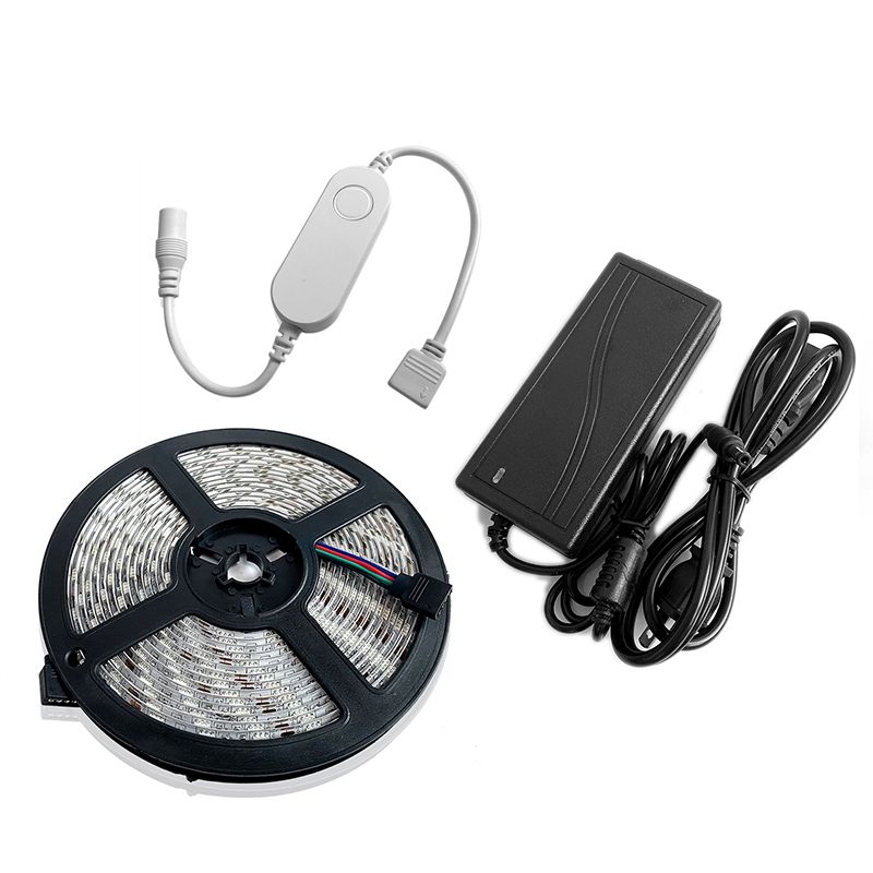 2.4GHz 12V Wifi RGB Led Light Strip Wireless Remote Controller with Alexa Google Control Light Strip EU PLUG