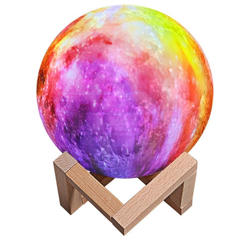 Delicate product 3D Printer Moon LED Atmosphere Lamp Home Office Bedroom Decoration Christmas X'Mas  Year Smart Creative Gift Night Lights