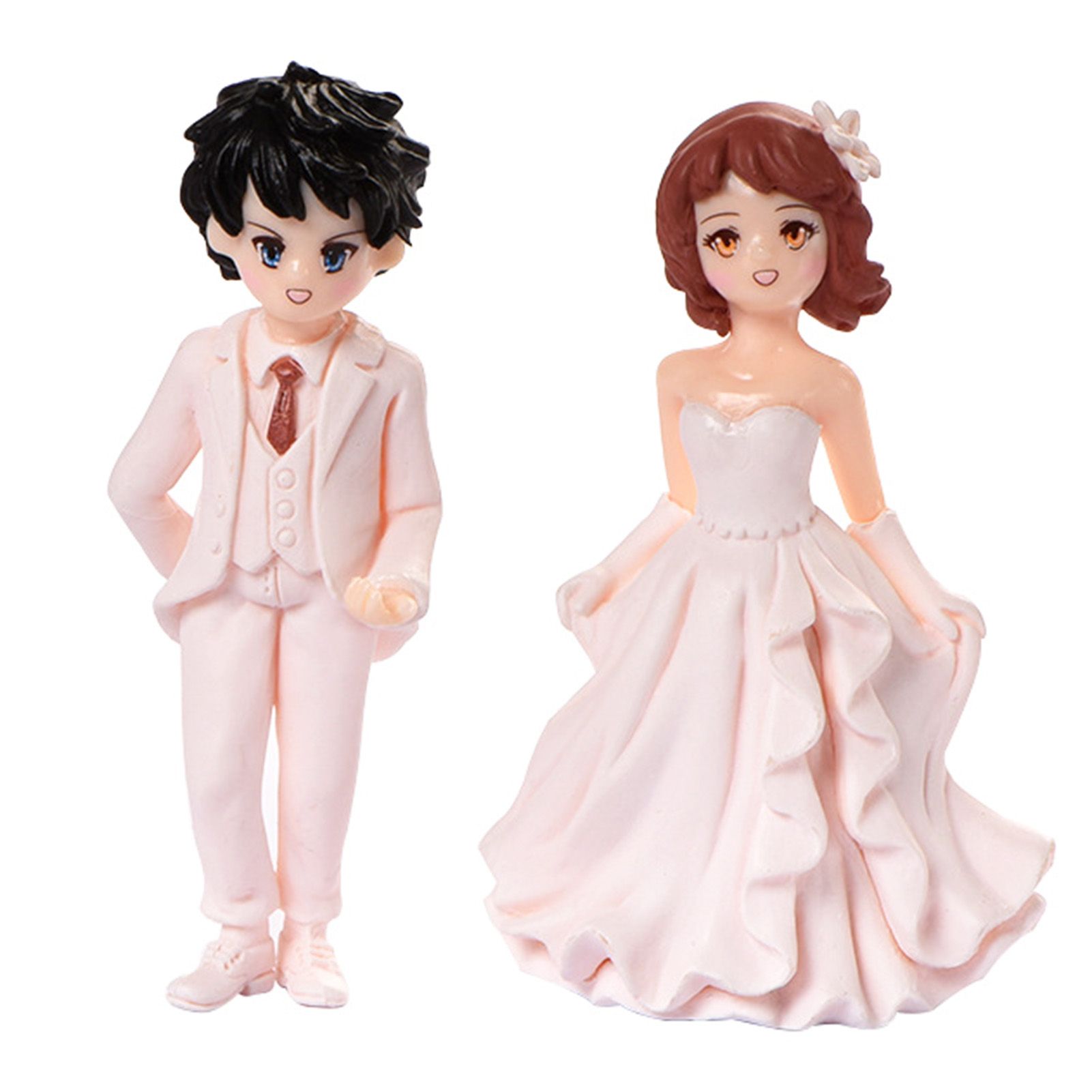 Couple Statues Round Edges Fairy Garden Lover Coupleniature